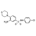 3-Amino-N-(4-chloro-phenyl)-4-morpholin-4-yl-benzenesulfonamide