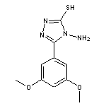 4-amino-5-(3,5-dimethoxyphenyl)-4H-1,2,4-triazole-3-thiol