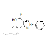 3-(4-Ethylphenyl)-1-phenylpyrazole-4-carboxylic Acid