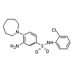 3-Amino-4-azepan-1-yl-N-(2-chloro-phenyl)-benzenesulfonamide