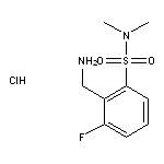 2-(aminomethyl)-3-fluoro-N,N-dimethylbenzene-1-sulfonamide hydrochloride