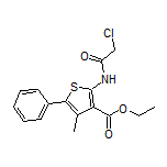 Ethyl 2-(2-Chloroacetamido)-4-methyl-5-phenylthiophene-3-carboxylate