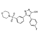 4-(4-Fluoro-phenyl)-5-[3-(morpholine-4-sulfonyl)-phenyl]-4H-[1,2,4]triazole-3-thiol