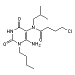 N-(6-Amino-1-butyl-2,4-dioxo-1,2,3,4-tetrahydro-pyrimidin-5-yl)-4-chloro-N-isobutyl-butyramide