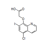 2-[(5-Chloro-7-iodo-8-quinolyl)oxy]acetic Acid