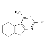 4-Amino-5,6,7,8-tetrahydro-benzo[4,5]thieno[2,3-d]pyrimidine-2-thiol