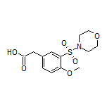 4-Methoxy-3-(morpholinosulfonyl)phenylacetic Acid