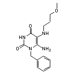 6-Amino-1-benzyl-5-(3-methoxy-propylamino)-1H-pyrimidine-2,4-dione