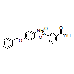 3-[N-[4-(Benzyloxy)phenyl]sulfamoyl]benzoic Acid