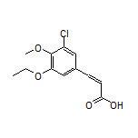 3-Chloro-5-ethoxy-4-methoxycinnamic Acid