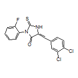 5-(3,4-Dichlorobenzylidene)-3-(2-fluorophenyl)-2-thioxoimidazolidin-4-one