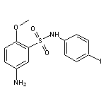 5-Amino-N-(4-iodo-phenyl)-2-methoxy-benzenesulfonamide