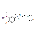 4-Chloro-N-(2-morpholinoethyl)-3-nitrobenzenesulfonamide