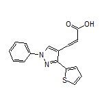 3-[1-Phenyl-3-(2-thienyl)-4-pyrazolyl]acrylic Acid