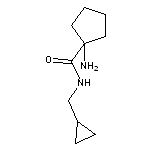 1-amino-N-(cyclopropylmethyl)cyclopentane-1-carboxamide