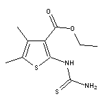 ethyl 2-[(aminocarbonothioyl)amino]-4,5-dimethylthiophene-3-carboxylate