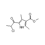 methyl 5-(2-chloropropanoyl)-2,4-dimethyl-1H-pyrrole-3-carboxylate