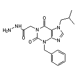 (3-Benzyl-7-isobutyl-2,6-dioxo-2,3,6,7-tetrahydro-purin-1-yl)-acetic acid hydrazide