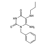 6-Amino-1-benzyl-5-propylamino-1H-pyrimidine-2,4-dione