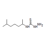 N-(6-Methyl-2-heptyl)hydrazinecarbothioamide