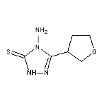 4-amino-3-(oxolan-3-yl)-4,5-dihydro-1H-1,2,4-triazole-5-thione