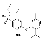 3-Amino-N,N-diethyl-4-(2-isopropyl-5-methyl-phenoxy)-benzenesulfonamide