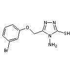 4-amino-5-[(3-bromophenoxy)methyl]-4H-1,2,4-triazole-3-thiol