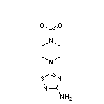 tert-butyl 4-(3-amino-1,2,4-thiadiazol-5-yl)piperazine-1-carboxylate