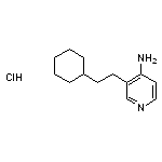 3-(2-cyclohexylethyl)pyridin-4-amine hydrochloride