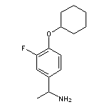 1-[4-(Cyclohexyloxy)-3-fluorophenyl]ethanamine