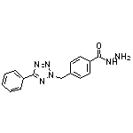 4-(5-Phenyl-tetrazol-2-ylmethyl)-benzoic acid hydrazide