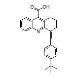 4-[4-(tert-Butyl)benzylidene]-1,2,3,4-tetrahydroacridine-9-carboxylic Acid