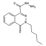 4-Oxo-3-pentyl-3,4-dihydro-phthalazine-1-carboxylic acid hydrazide