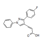 3-[3-(4-Fluorophenyl)-1-phenyl-4-pyrazolyl]acrylic Acid