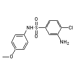 3-Amino-4-chloro-N-(4-methoxy-phenyl)-benzenesulfonamide