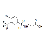 3-[4-Chloro-3-(trifluoromethyl)phenylsulfonamido]propanoic Acid