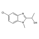 1-(5-chloro-1-methyl-1H-1,3-benzodiazol-2-yl)ethan-1-ol