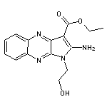 ethyl 2-amino-1-(2-hydroxyethyl)-1H-pyrrolo[2,3-b]quinoxaline-3-carboxylate