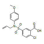 5-[N-Allyl-N-(4-methoxyphenyl)sulfamoyl]-2-chlorobenzoic Acid