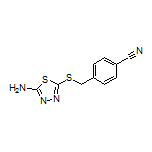 4-[[(5-Amino-1,3,4-thiadiazol-2-yl)thio]methyl]benzonitrile