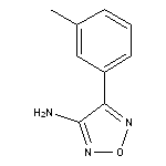 4-(3-methylphenyl)-1,2,5-oxadiazol-3-amine