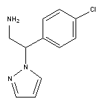 2-(4-chlorophenyl)-2-(1H-pyrazol-1-yl)ethan-1-amine