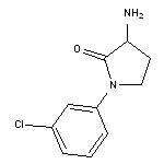 3-amino-1-(3-chlorophenyl)pyrrolidin-2-one