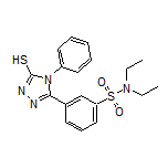 N,N-Diethyl-3-(5-mercapto-4-phenyl-4H-1,2,4-triazol-3-yl)benzenesulfonamide