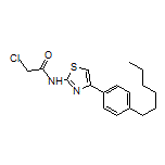 2-Chloro-N-[4-(4-hexylphenyl)-2-thiazolyl]acetamide