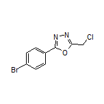 2-(4-Bromophenyl)-5-(chloromethyl)-1,3,4-oxadiazole