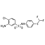 3-Amino-4-chloro-N-(4-difluoromethylsulfanyl-phenyl)-benzenesulfonamide