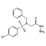 N-Benzyl-4-chloro-N-hydrazinocarbonylmethyl-benzenesulfonamide