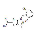 1-(2,6-Dichlorobenzyl)-3-methyl-1H-thieno[2,3-c]pyrazole-5-carboxylic Acid