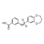 3-(3,4-Dihydro-2H-benzo[b][1,4]dioxepine-7-sulfonamido)benzoic Acid